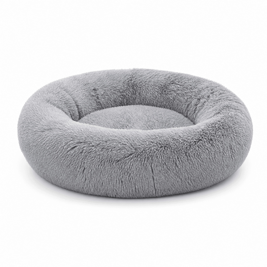 Plush Donut Dog Bed